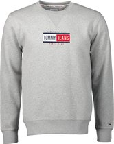 Tommy Jeans Sweater - Slim Fit - Grijs - XXL