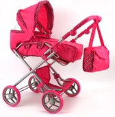 Poppenwagen Roze