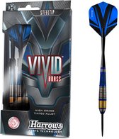 Harrows Vivid Blue Brass - Dartpijlen