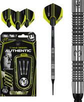 WINMAU - MVG Authentic: Softip Tungsten Dartpijlen Professioneel 18 gram vat, 20 gram totaal gewicht