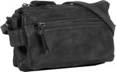 Justified Bags® Roma - Small - Top Zip - Zwart - 24x3x17cm