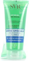 SVR Spirial Duo Déo-Douche Gel Lavant 2x200ml  400ml