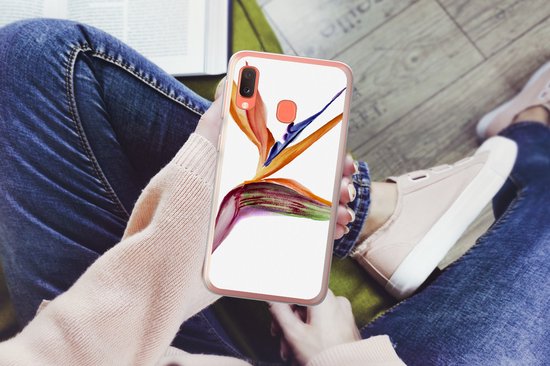 Étui Samsung Galaxy A20e - Strelitzia - Aquarelle - Fleurs - Étui de téléphone en Siliconen