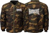 Hardcore Camouflage Geborduurd Logo Bomberjack Jas - Hoge Kwaliteit