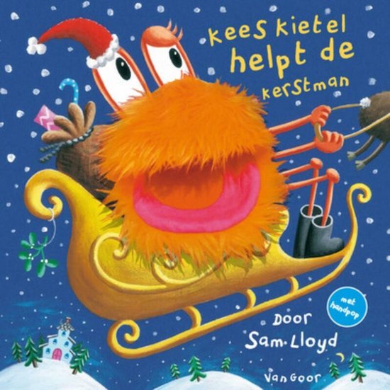 Cover van het boek 'Kees Kietel helpt de Kerstman'