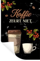 Stickers Stickers muraux - Café - Baies - Dire - 20x30 cm - Feuille adhésive
