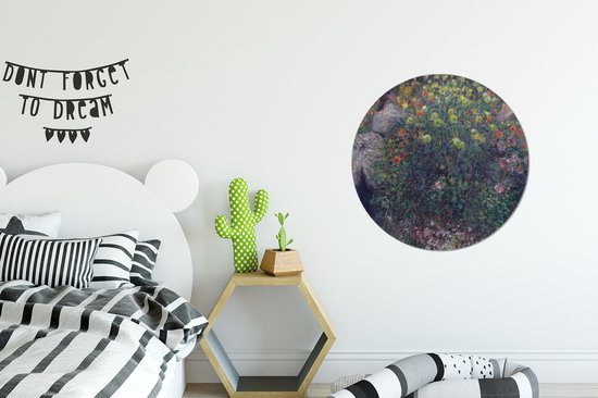 WallCircle - Cercle mural - Cercle mural - Filles au jardin - Claude Monet - Aluminium - Dibond - 60x60 cm - Intérieur et Extérieur
