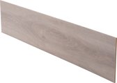Traprenovatie stootbord | PVC toplaag | Zacht grijs | 140 x 18 cm
