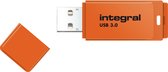 Usb-stick integral 64gb 3.0 neon oranje | Blister a 1 stuk