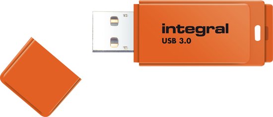 Foto: Integral neon usb 3 0 stick 64 gb oranje