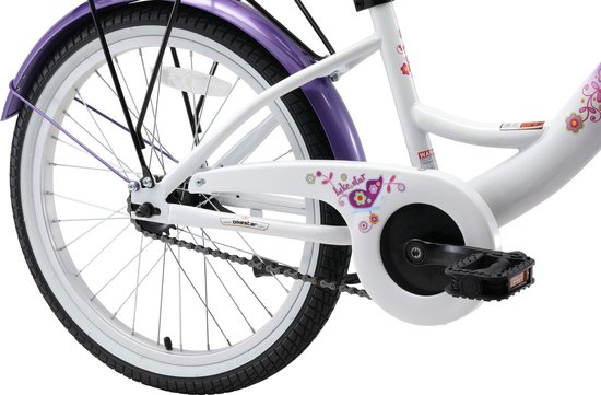 Bikestar kinderfiets Classic 20 inch lila/wit van Bikestar — afbeelding 5