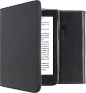 Hoesje geschikt voor Kobo Nia - iMoshion Vegan Leather Bookcase -Zwart