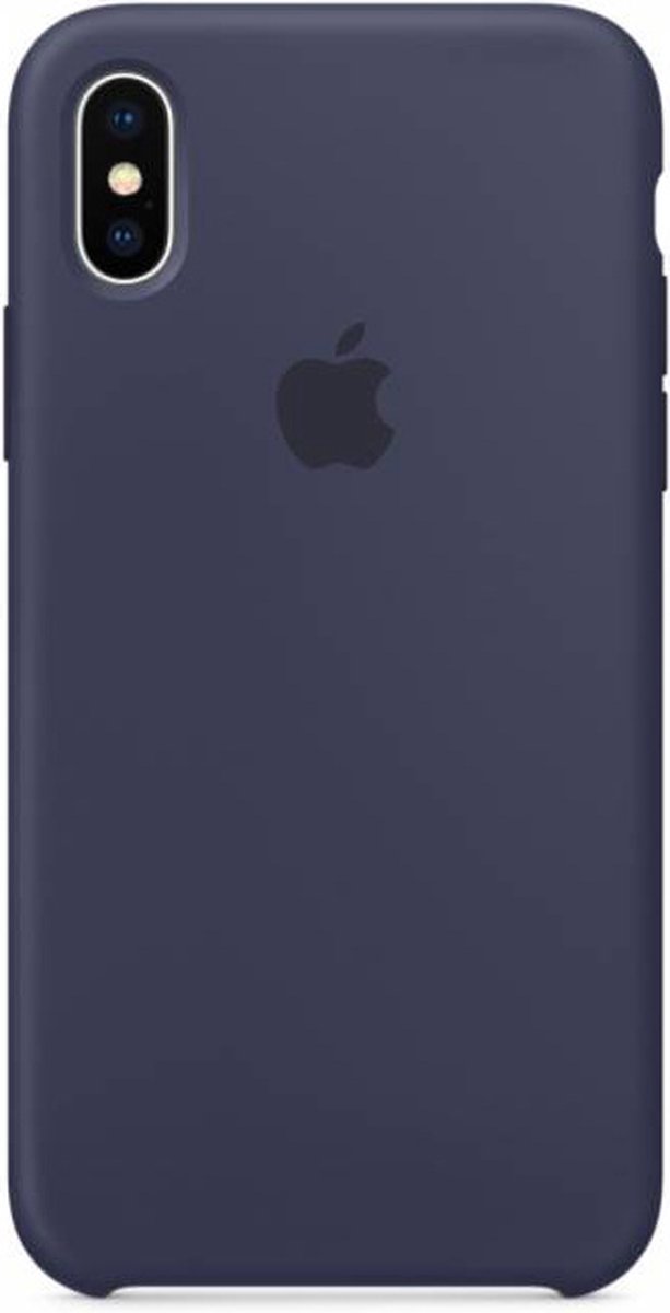 Apple - Siliconen Back Cover - iPhone X - Blauw/Navy