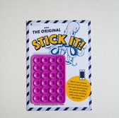 Stickit Paars - Zuignapsticker - Stick it - Telefoon Plakhoesje - Zuignap Sticker Telefoon Sticker - BlueBirdz