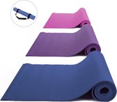 Bol.com Rucanor Yogamat - Blauw - 173 x 61 x 0.35 cm aanbieding