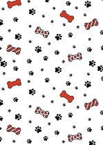 Honden kerstkaart set van 10 kerstkaarten met omslagen - Lacarta