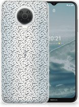 TPU Silicone Hoesje Nokia G20 | G10 Telefoonhoesje Stripes Dots