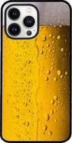 ADEL Siliconen Back Cover Softcase Hoesje Geschikt voor iPhone 13 Pro Max - Pils Bier