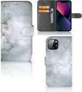 Flip case Geschikt voor iPhone 13 Smartphone Hoesje Painting Grey