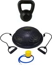 Tunturi - Fitness Set - Balanstrainer - Balance Trainer & Tunturi Kettlebell 12 kg