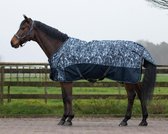 QHP Winterdeken turnout met hals 300gr 85/115 cm Grijs