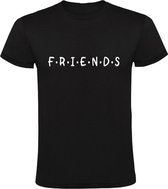 FRIENDS | Kinder T-shirt 116 | Zwart | Vrienden | Jennifer Aniston | Hollywood | Cadeau