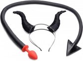 Devil Tail Anaalplug En Hoorntjes Set - Sextoys - Anaal Toys