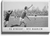 Walljar - FC Utrecht - HFC Haarlem '82 - Muurdecoratie - Canvas schilderij