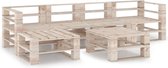 Decoways - 6-delige Loungeset pallet grenenhout