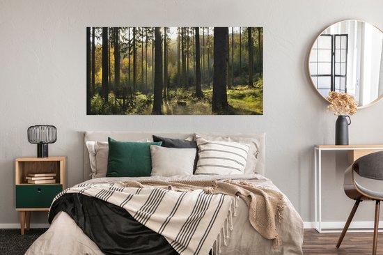 Affiche Forêt - Été - Soleil - 150x75 cm