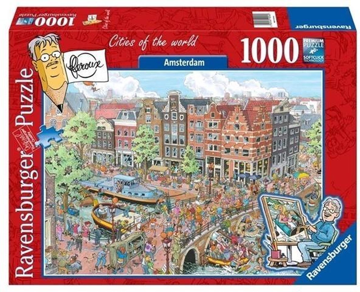 Ravensburger puzzel Fleroux Amsterdam - Legpuzzel - 1000 stukjes | bol