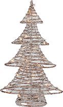 Countryfield Kerstboom Valera Led 61 Cm Staal/nikkel Wit/goud