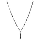 Liebeskind dames edelstalen ketting One Size Zwart 32019443