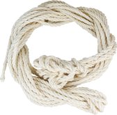 Excellent Koetouw - Extra lang touw - Gevlochten - Sisal - Touw - Touw met lus - 4 slags - Wit - 320 cm - 12 mm dik