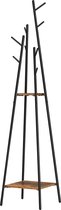 Industriële kapstok vintage bruin-zwart
