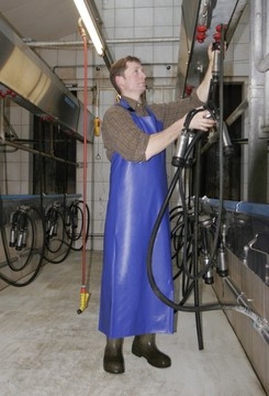 Excellent Melk en Waterschort Multifunctioneel schort beschermende kleding Blauw. bol