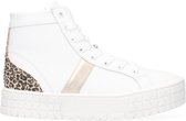 Hip H1805 Hoge sneakers - Leren Sneaker - Meisjes - Wit - Maat 37