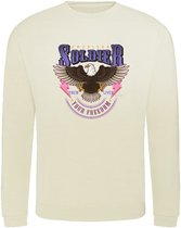 Sweater purple American Soldier - Off white (XS)
