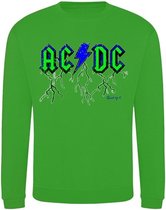 Sweater ACDC blue - Happy green (M)