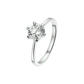 The Jewelry Collection Ring Zirkonia - Zilver