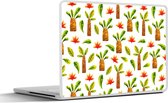 Laptop sticker - 12.3 inch - Jungle - Bladeren - Patronen - 30x22cm - Laptopstickers - Laptop skin - Cover