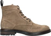 Mazzeltov 4259 Veterboots - Laarzen Met Veters - Heren - Taupe - Maat 45