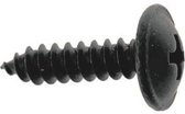 plaatschroef 25 x 4,8 mm staal zwart 25 stuks