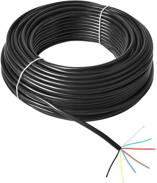 elektrode alliantie Een zin Benson Aanhangwagen Kabel - 7-Polig 0.75 mm² - Prijs per meter | bol.com