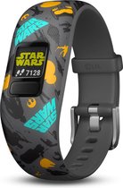 Bol.com Garmin Vívofit Junior 2 Activity Tracker - Star Wars Resistance - Fitness Tracker voor Kinderen - Waterbestendig - Grijs aanbieding