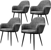 Set de 4 chaises de salle à manger Enna | DPE Allemagne