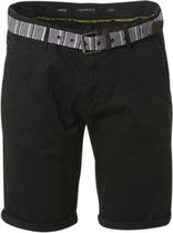 Korte Chino Met Riem Zwart (118190356 - 020)