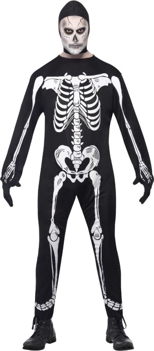 Skeleton Jumpsuit Costume