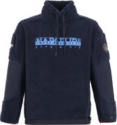Napapijri - Teide Fleece Trui Donkerblauw - XL - Regular-fit