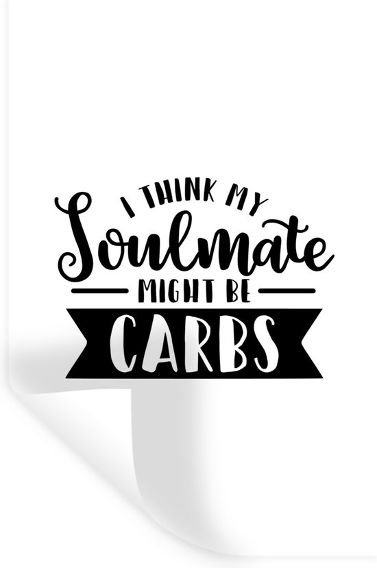 Sticker Muursticker Citations Droles Citation Drole Je Pense Que Mon Ame Soeur Bol Com